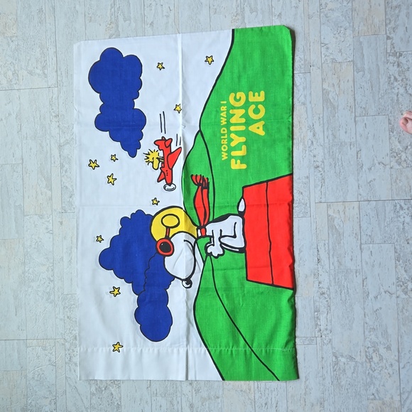 Peanuts Other - Peanuts Vintage 1965 Snoopy and Woodstock PillowCase